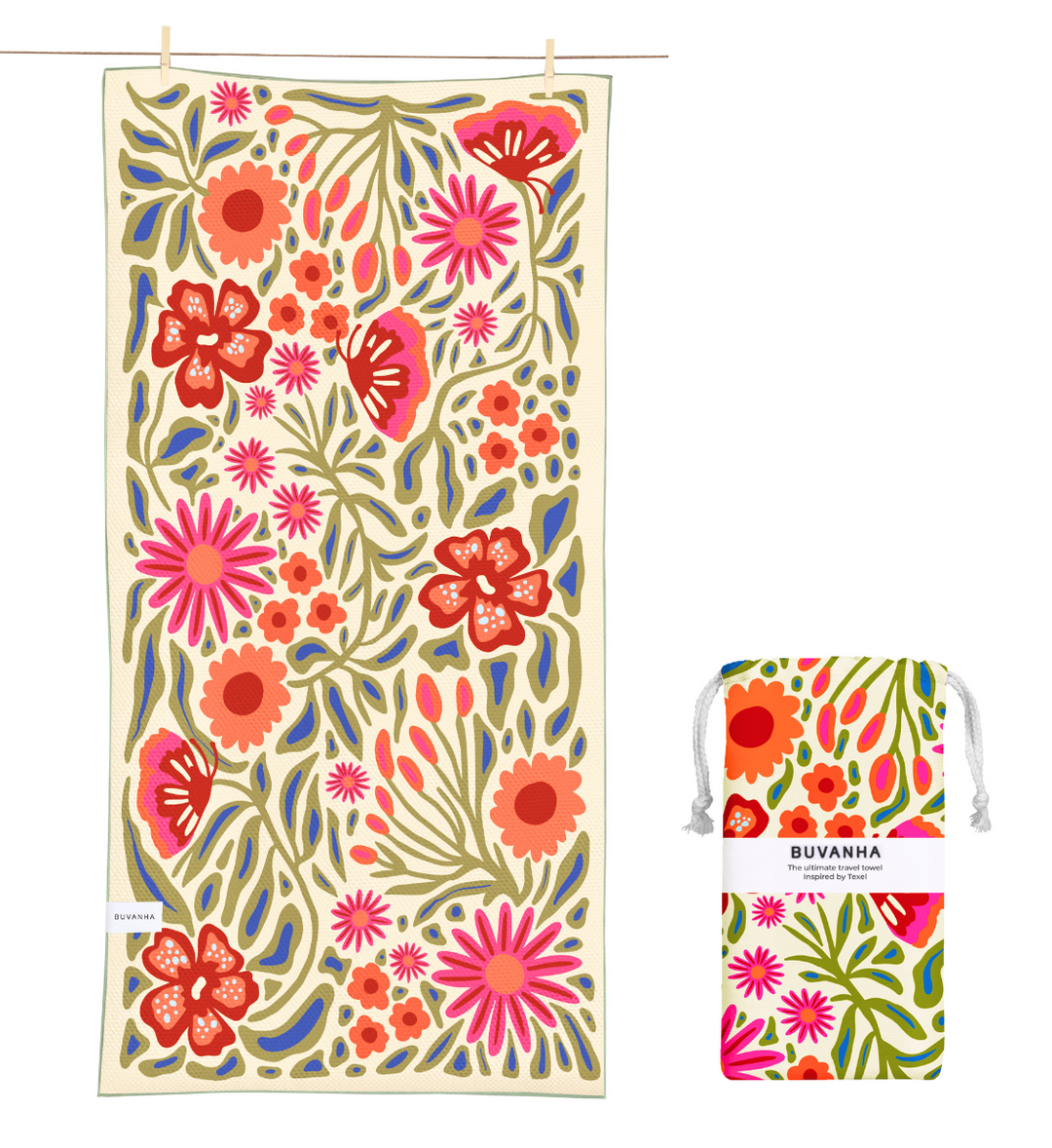 Travel towel - 200x90 cm